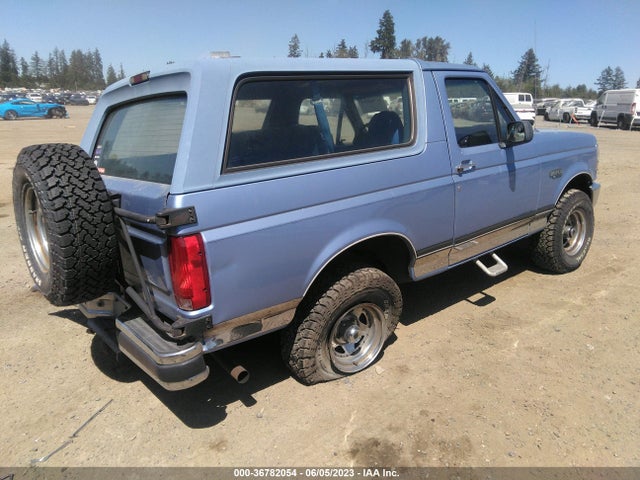 1996 FORD BRONCO U100 VIN: 1FMEU15N9TLB76452