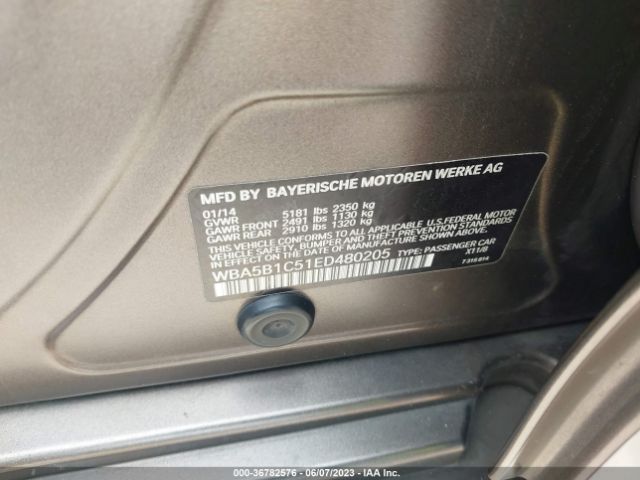 WBA5B1C51ED480205 BMW 5 Series 535i