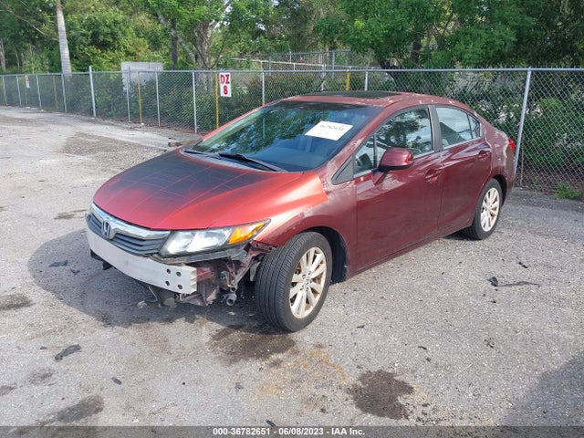 2012 HONDA CIVIC SDN EX VIN: 19XFB2F8XCE085857