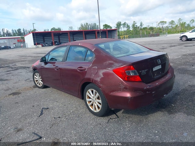 2012 HONDA CIVIC SDN EX VIN: 19XFB2F8XCE085857