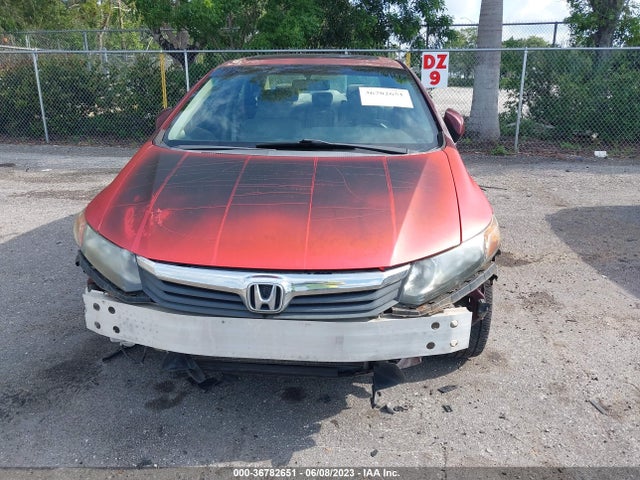 2012 HONDA CIVIC SDN EX VIN: 19XFB2F8XCE085857