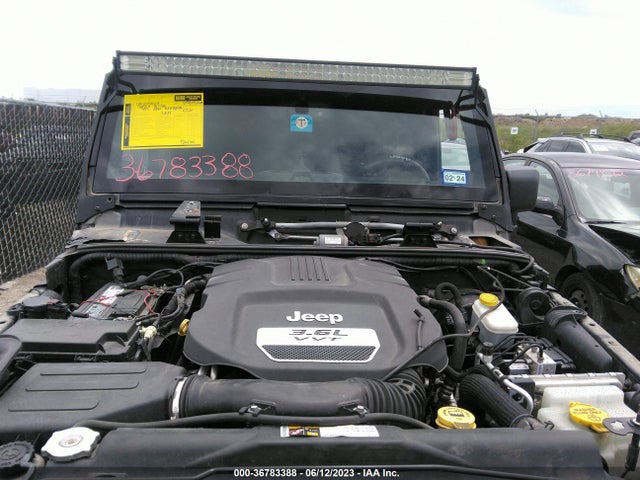 2013 JEEP WRANGLER UNLIMITED SAHARA VIN: 1C4BJWEG9DL649900