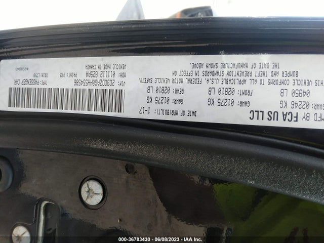 Dodge Challenger Sxt 2017 2C3CDZAG0HH554586 Image 9