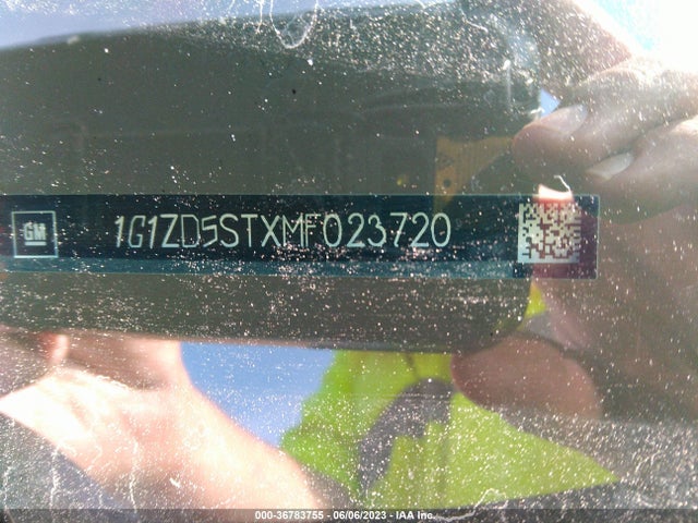 Chevrolet MALIBU LT 2021 1G1ZD5STXMF023720 Image 9