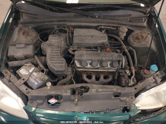 2001 HONDA CIVIC DX VIN: 2HGES16261H545214