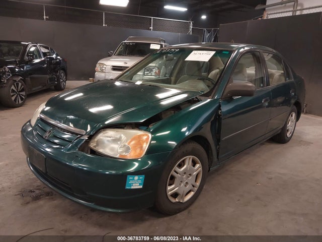 2001 HONDA CIVIC DX VIN: 2HGES16261H545214