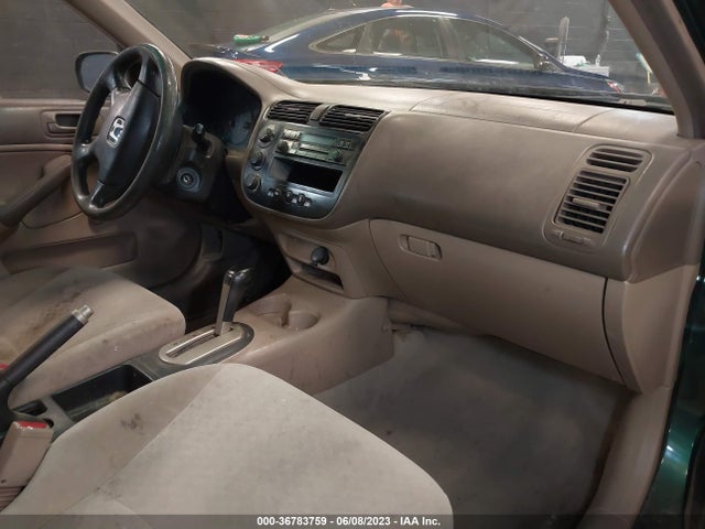 2001 HONDA CIVIC DX VIN: 2HGES16261H545214