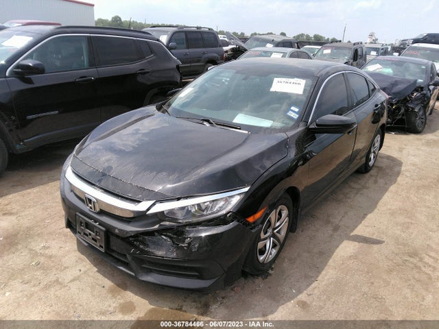Honda Civic Sedan Lx 2018 2HGFC2F59JH536654 Image 2