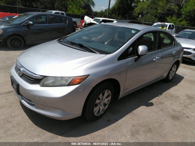 2012 HONDA CIVIC SDN LX VIN: 19XFB2F55CE069054