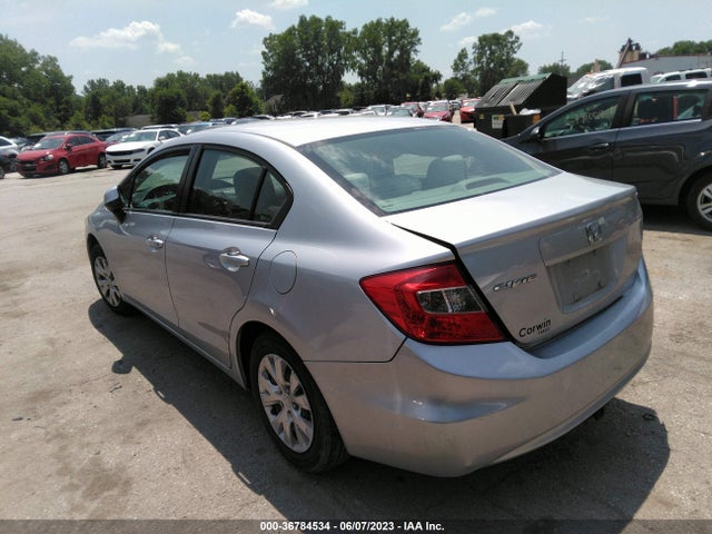 2012 HONDA CIVIC SDN LX VIN: 19XFB2F55CE069054