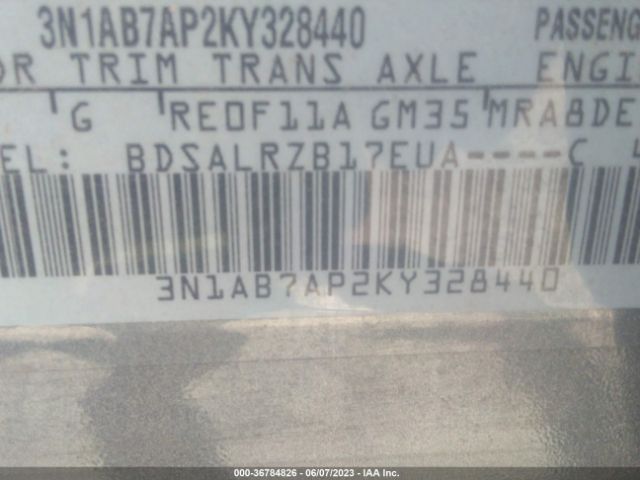 Nissan SENTRA SR 2019 3N1AB7AP2KY328440 Image 10