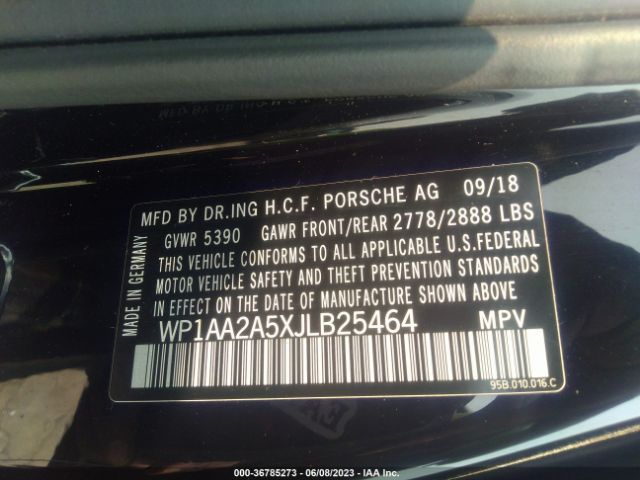 WP1AA2A5XJLB25464 Porsche Macan