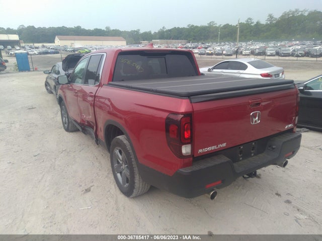 2022 HONDA RIDGELINE RTL VIN: 5FPYK3F55NB017653