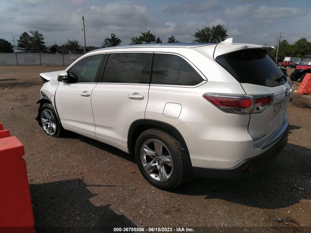 2016 TOYOTA HIGHLANDER LIMITED VIN: 5TDYKRFH0GS167299