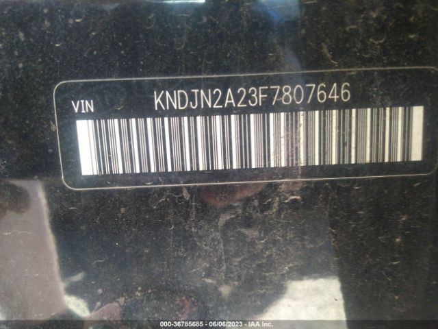 KNDJN2A23F7807646 KIA Soul Base