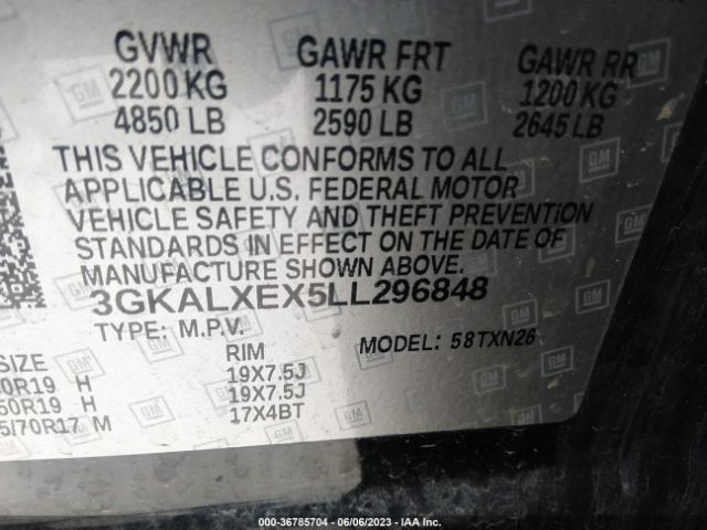 3GKALXEX5LL296848 GMC Terrain Denali