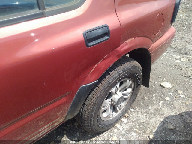2000 ISUZU RODEO S/LS/LSE VIN: 4S2DM58W2Y4343493