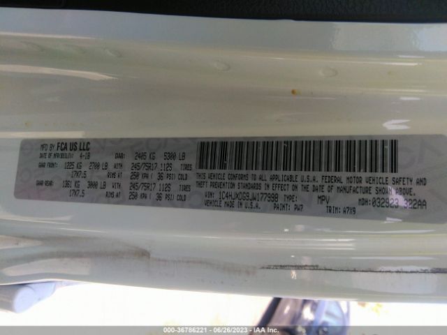 1C4HJXDG9JW177998 Jeep Wrangler Unlimited Sport S