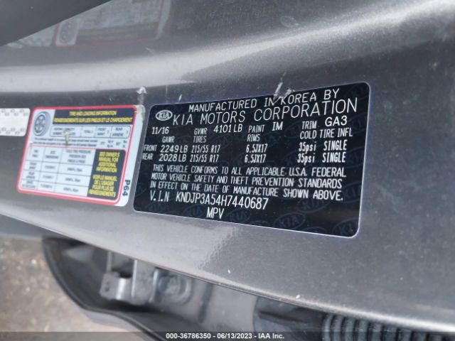 KNDJP3A54H7440687 KIA SOUL +