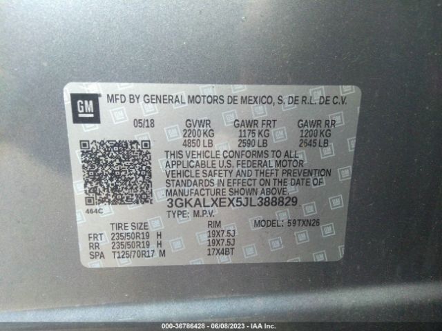 3GKALXEX5JL388829 GMC Terrain Denali