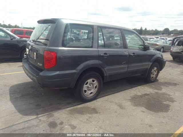 2003 HONDA PILOT LX VIN: 2HKYF18143H538115