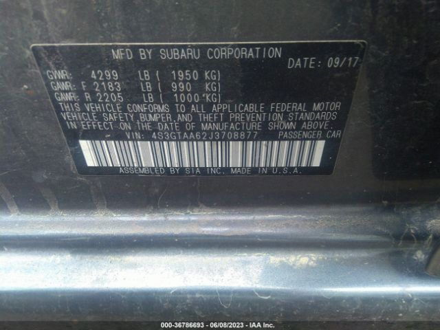 4S3GTAA62J3708877 Subaru Impreza