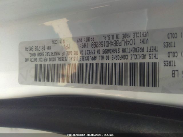 1C4NJPBBXHD158280 Jeep Patriot Sport