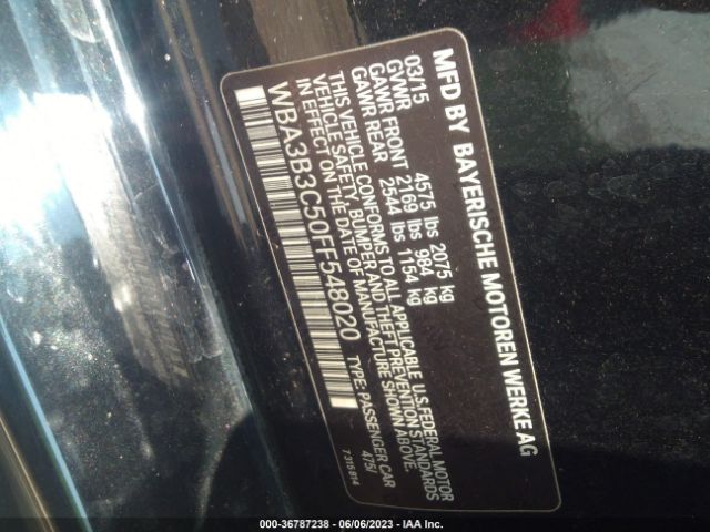 WBA3B3C50FF548020 BMW 3 Series 328i Xdrive