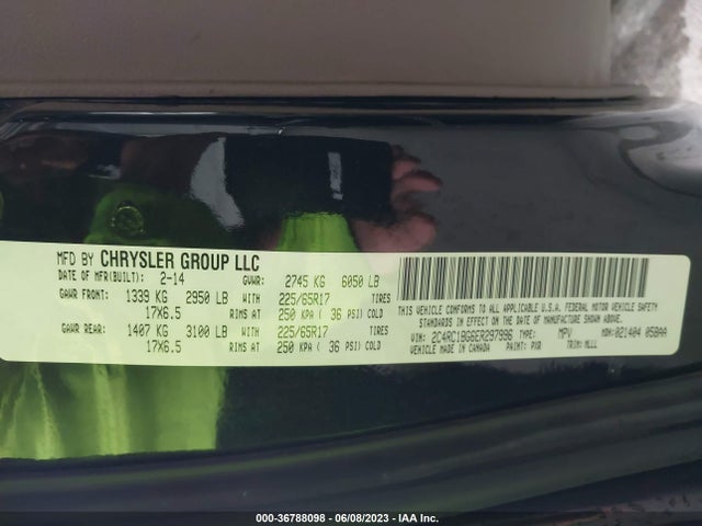 2C4RC1BG6ER297996 Chrysler Town & Country Touring