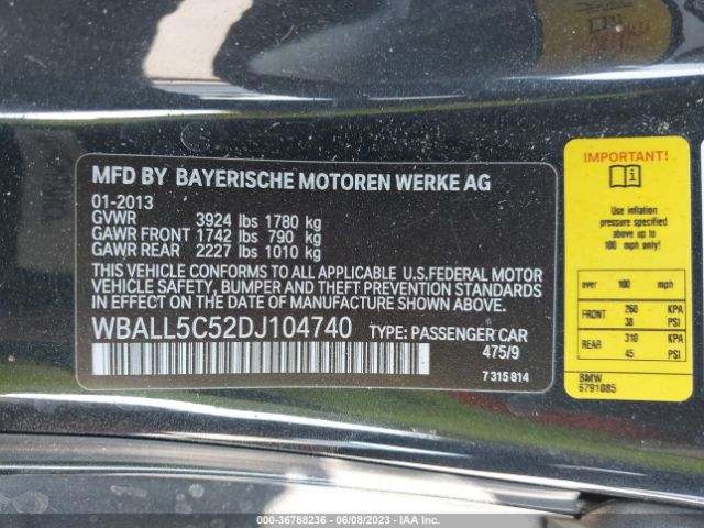 2013 BMW Z4 WBALL5C52DJ104740 Photo 8