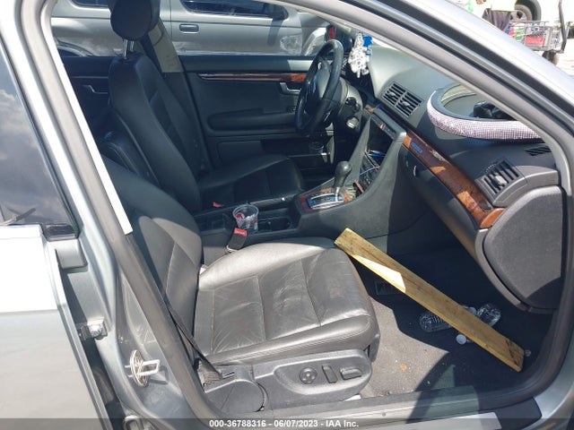 2008 AUDI A4 2.0T VIN: WAUDF98E88A057067