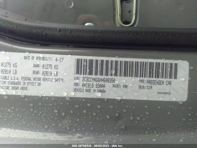 Chrysler 300 Limited 2017 2C3CCAAG6HH608350 Image 11
