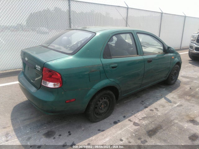 2004 CHEVROLET AVEO BASE VIN: KL1TD52684B154084
