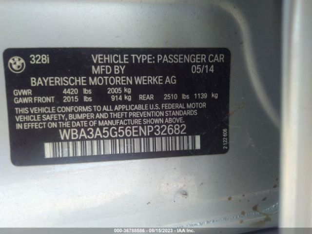 WBA3A5G56ENP32682 BMW 3 Series 328i