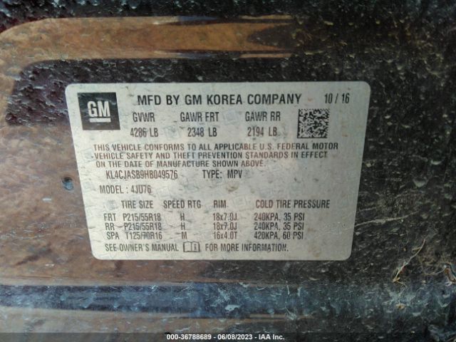 KL4CJASB9HB049576 Buick Encore Preferred