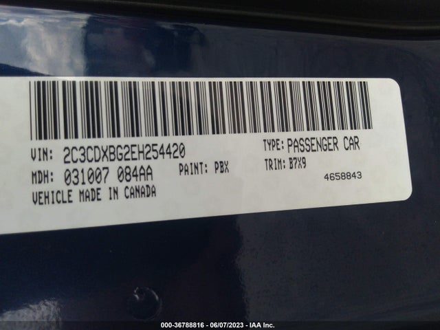 Dodge Charger Se 2014 2C3CDXBG2EH254420 Image 11