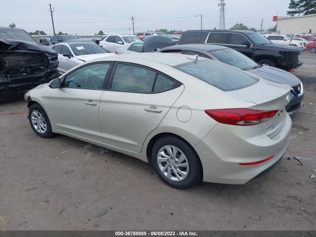 2017 HYUNDAI ELANTRA SE VIN: 5NPD74LF0HH182219