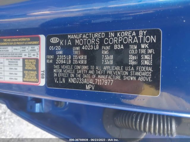 KNDJ33AU4L7117977 KIA SOUL EX
