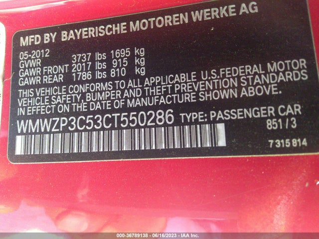 2012 MINI COOPER S WMWZP3C53CT550286 Photo 8
