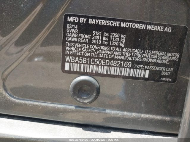 WBA5B1C50ED482169 BMW 5 Series 535i
