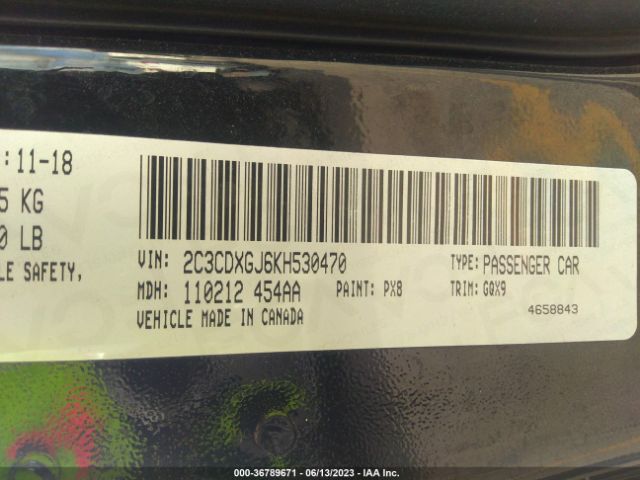 2C3CDXGJ6KH530470 Dodge Charger Scat Pack