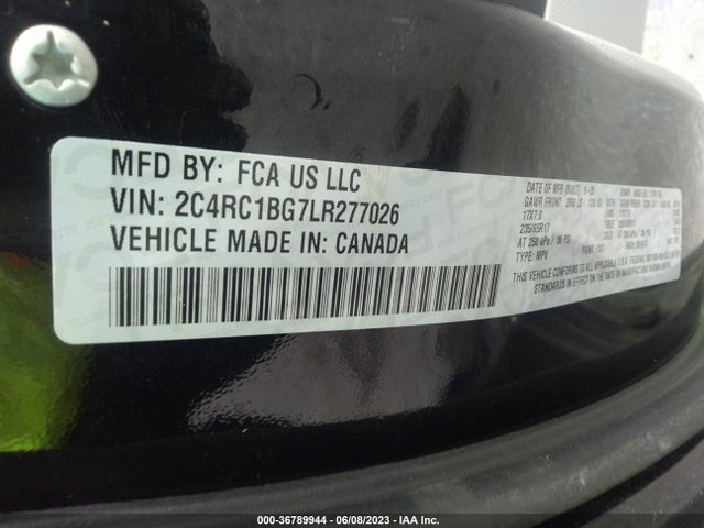 2C4RC1BG7LR277026 Chrysler Pacifica Touring L