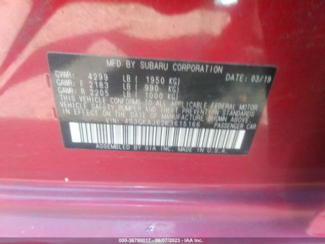 4S3GKAJ62K3615166 Subaru Impreza Sport