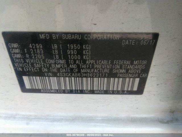 4S3GKAB63H3623171 Subaru Impreza Premium