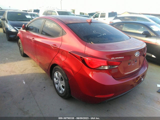 2016 HYUNDAI ELANTRA SE VIN: 5NPDH4AE3GH716609