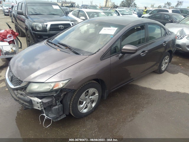 Honda Civic Sedan Lx 2014 19XFB2F57EE258646 Image 2