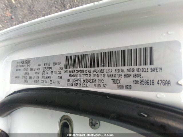 1C6RR7TT9KS648320 RAM 1500 Classic Big Horn