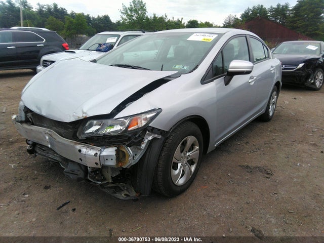 Honda Civic Sedan Lx 2014 2HGFB2F51EH540982 Image 2