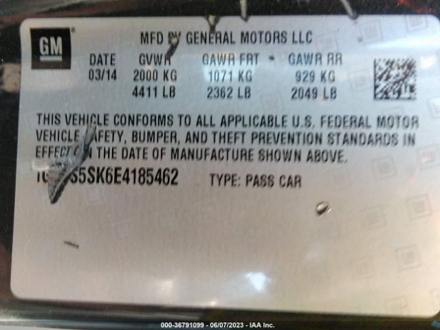 1G4PS5SK6E4185462 Buick Verano Leather Group