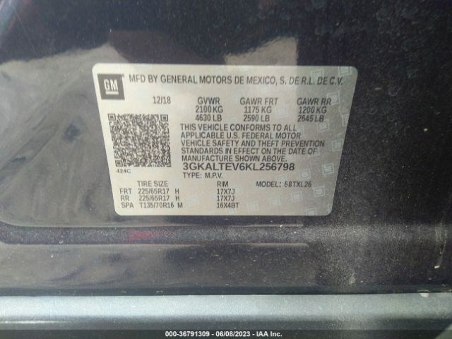 3GKALTEV6KL256798 GMC Terrain Sle
